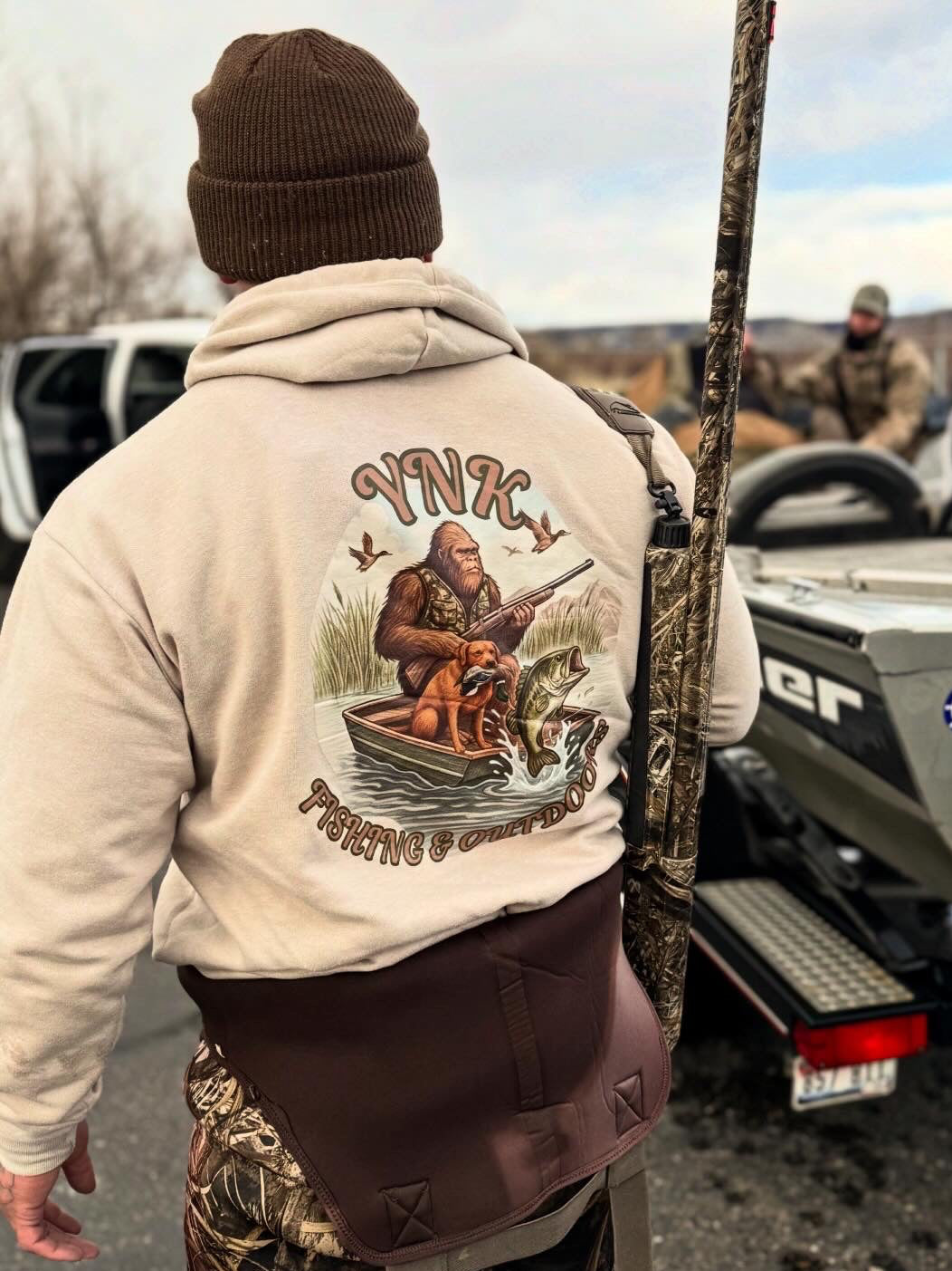 Squatch outdoors hoodie