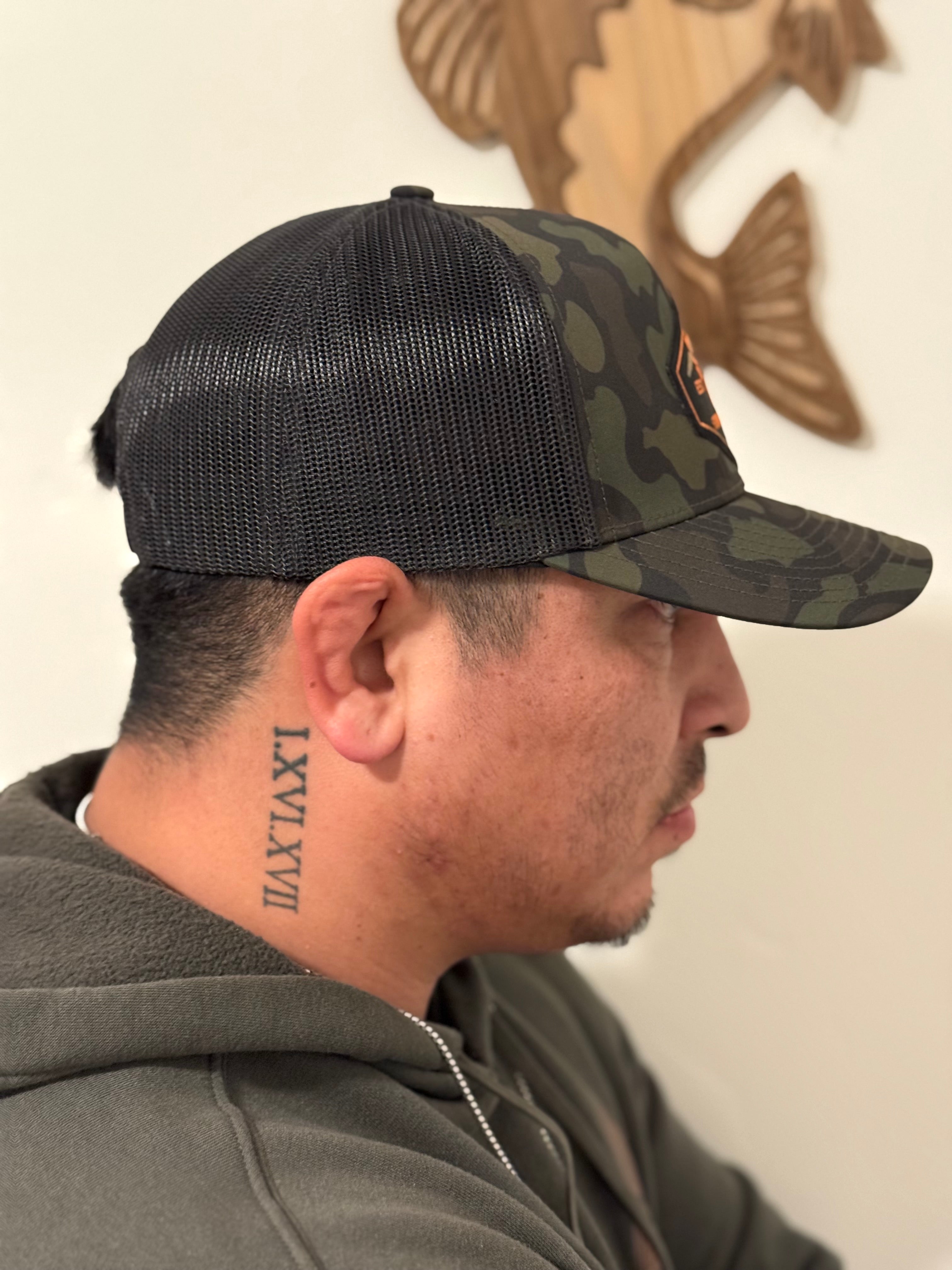 Snap back retro camo hats