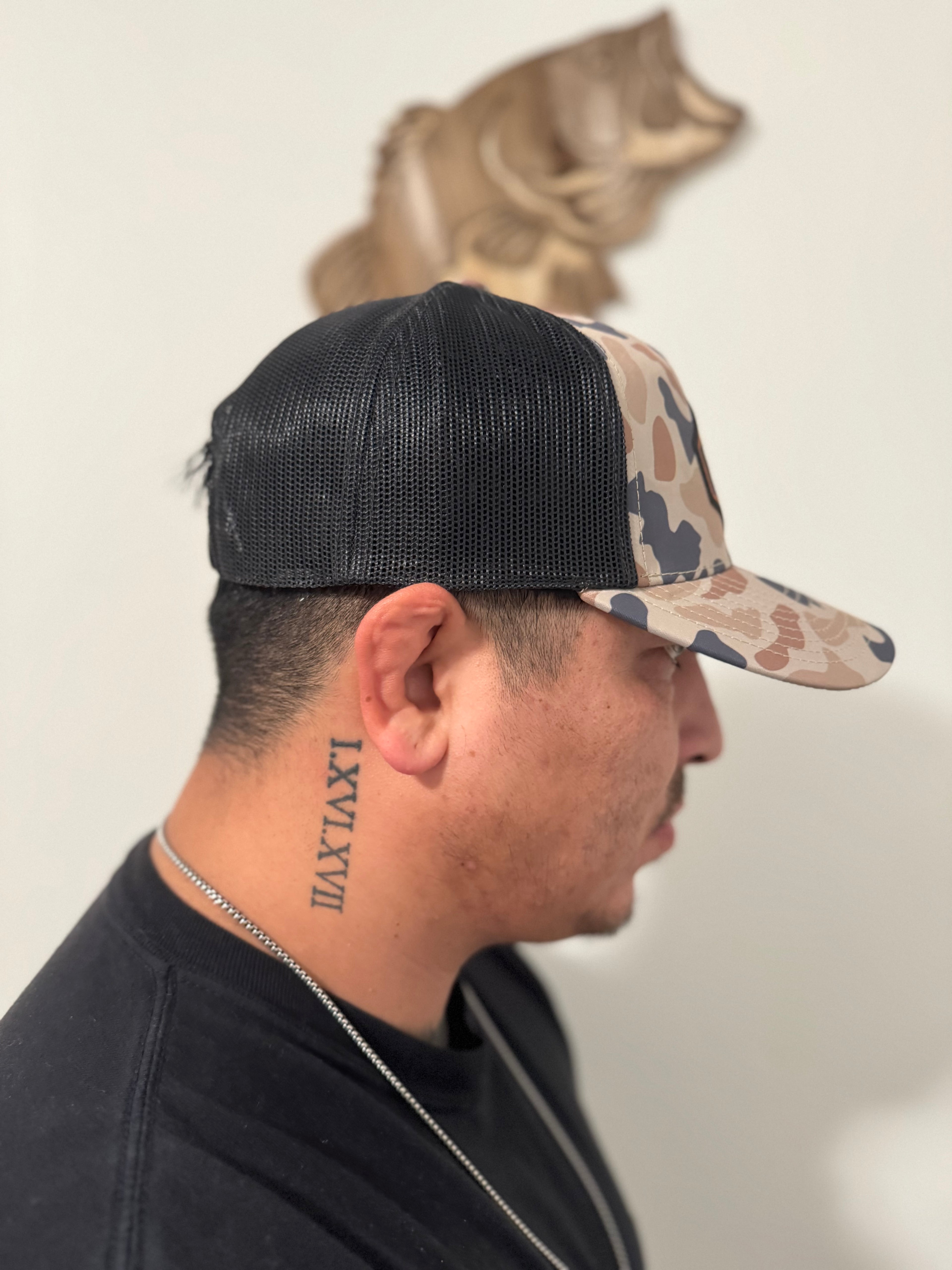 Snap back retro camo hats